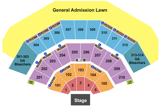 American Family Insurance Amphitheater Pitbull Seating Chart